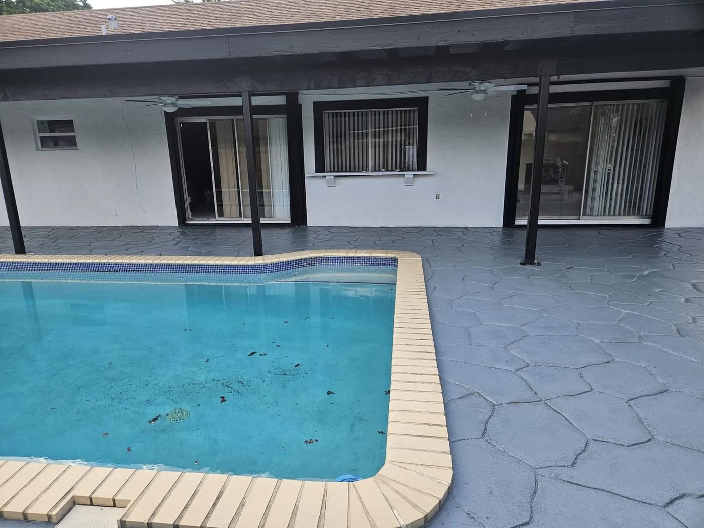 Completed South Florida exterior painting project