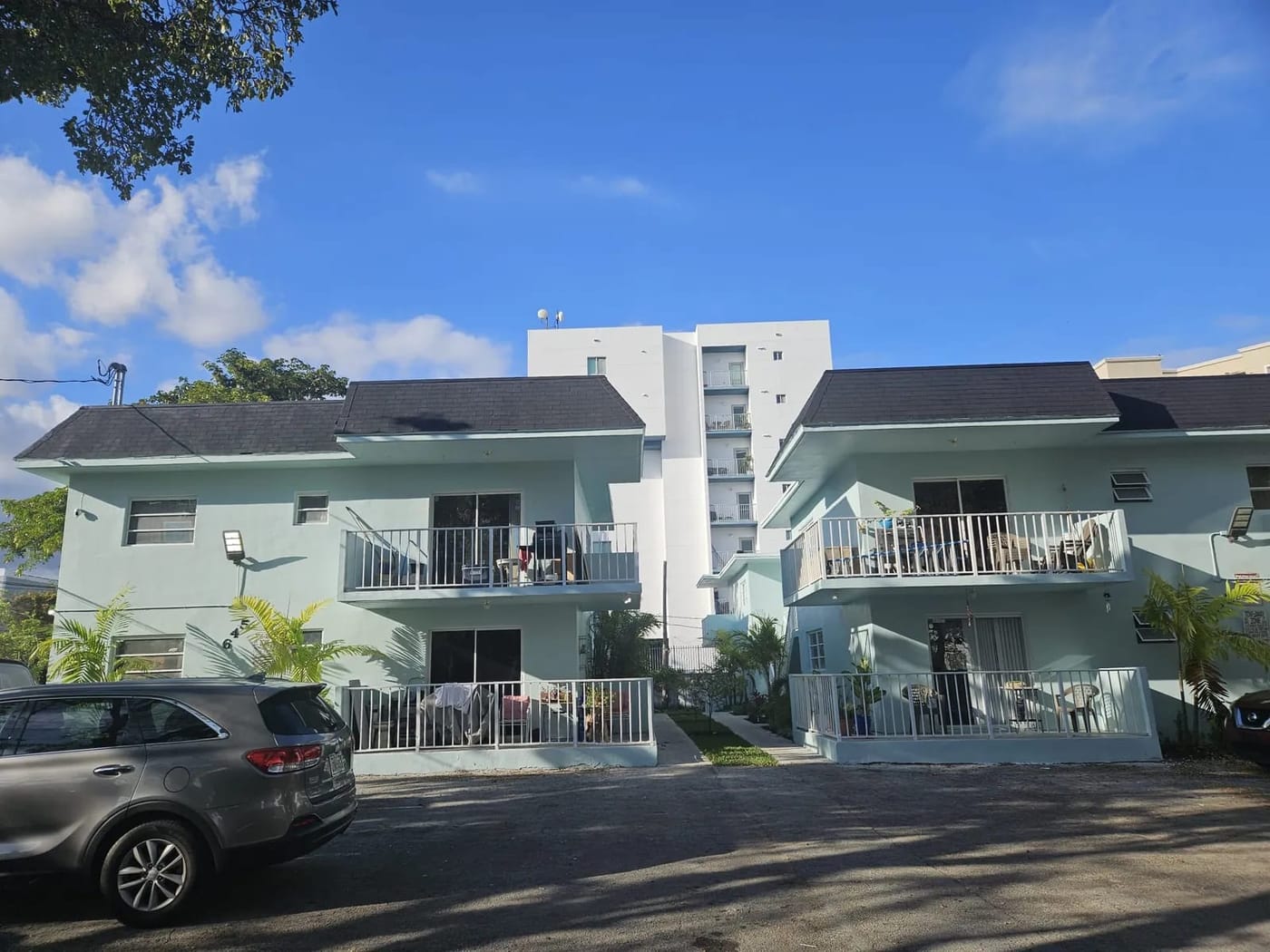 Completed residential painting transformation